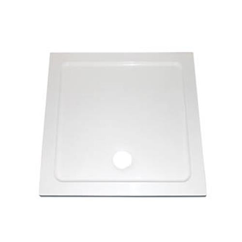 SHOWER TRAY COMPANY SQUARE SHOWER TRAY 760 X 760 X 35  WHITE GLOSS