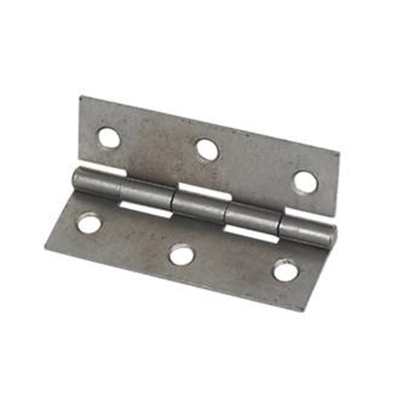 Steel Fixed Pin Hinges Self- Colour 75 x 51mm 10 Pack