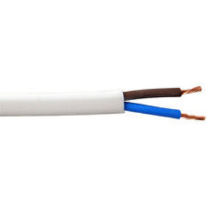 Flat Flexible Cable 2192Y 2- Core 0.75mm² x 50m White