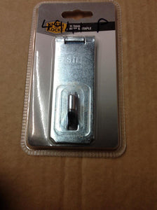 Smith & Locke Hasp & Staple Zinc 102mm