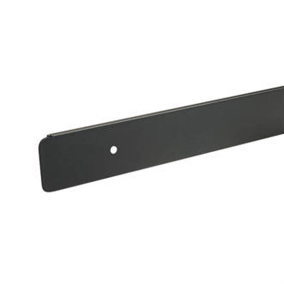 ALUMINIUM WORKTOP EDGING END CAP BLACK 30MM X 2