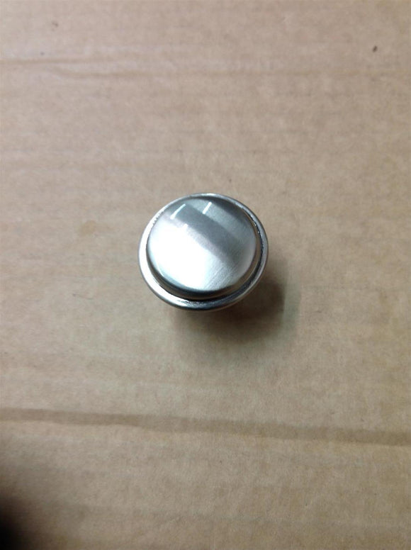 Fingertip Design Shaker Cabinet Door Knob Satin Nickel 35mm