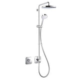 MIRA ADEPT REAR-FED BUILT-IN CHROME THERMOSTATIC SHOWER W/HAND SHOWER/ DELUGE HE