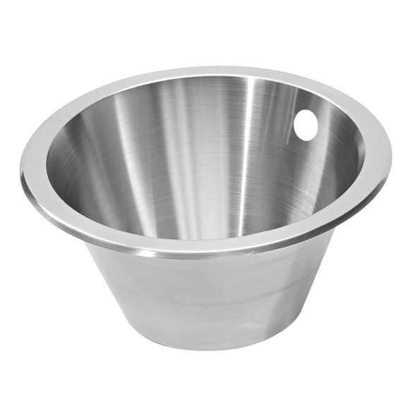 Royal Bowl Round Inset Kitchen Sink Basin Stainless Steel