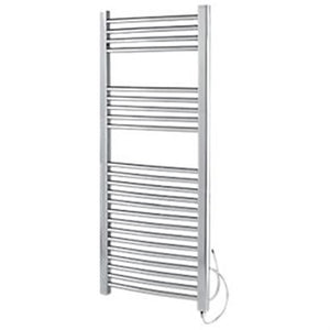 Kudox Pre-Filled Flat Ladder Towel Radiator Chrome 1100mm x 500mm