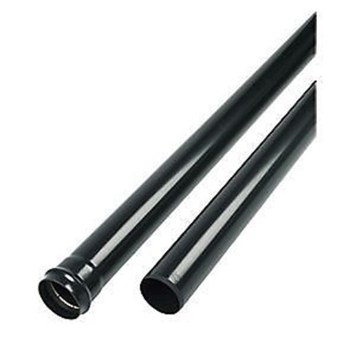 Single Socket Soil Pipe Black 3m collection in person fine