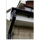 Half Round Gutter Black 112mm 3M