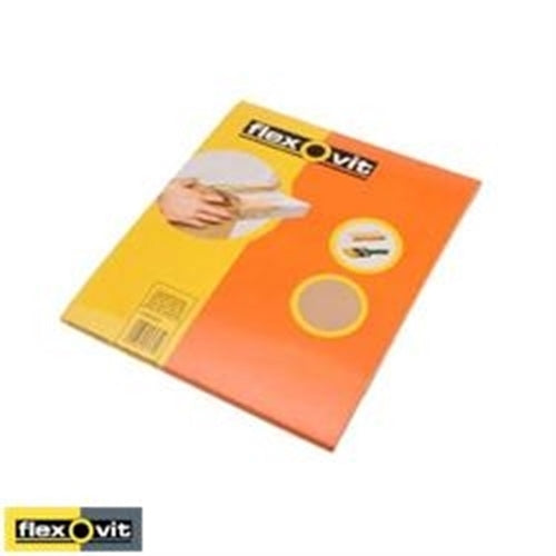 Flexovit Glasspaper Sheets Pack of 25 70 grit X 5 PACKS