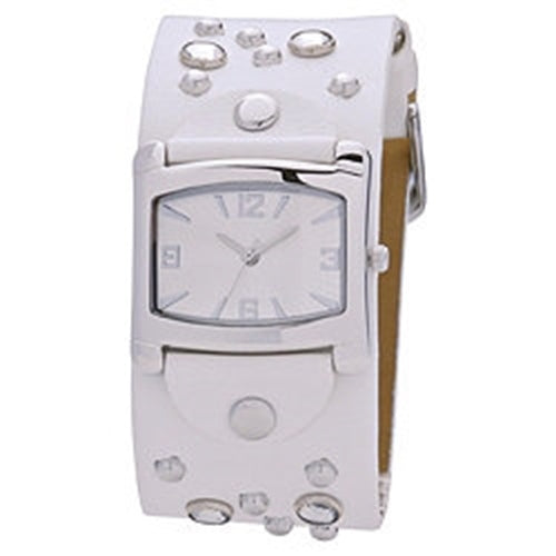 F&F Ladies Square Face Strap Watch