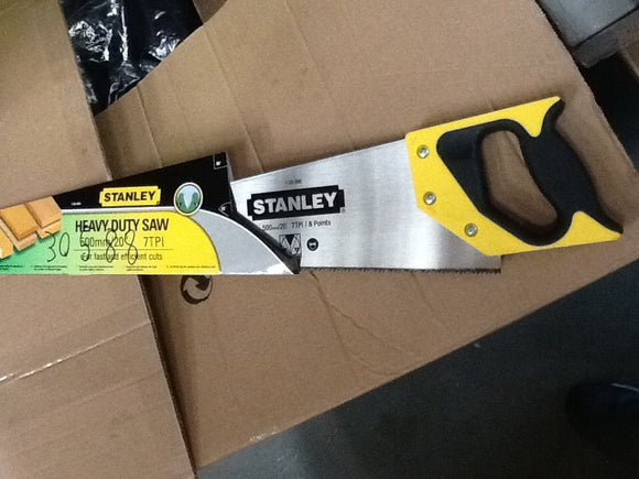 Stanley Saw Heavy Duty 7TPI 500mm/20in