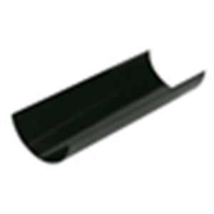 Half Round Gutter Black 112mm Pack of 6 x 3m