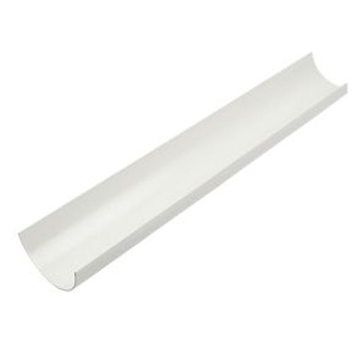 White Half Round Gutter 112mm Pack of 6