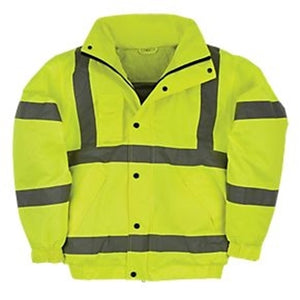 Hi-Vis Bomber Jacket Yellow XX Large 56" Chest