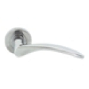 Jedo Monaco Lever on Rose Door Handle Pack Polished Chrome