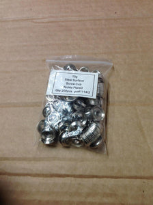 10g STEEL SURFACE SCREW CAP NICKEL PLATED