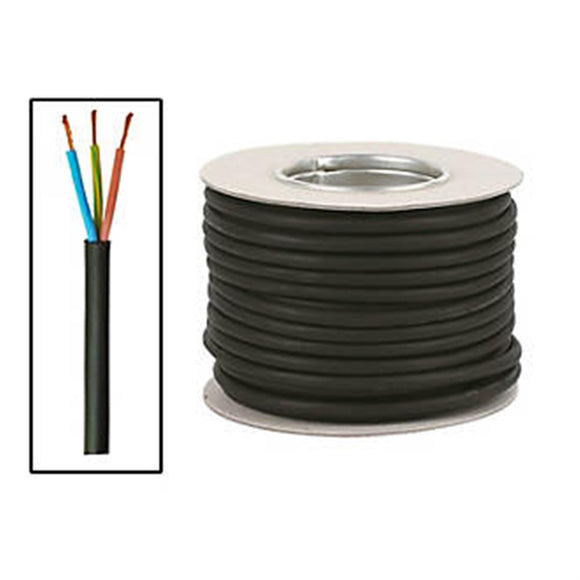 TOUGH FLEXIBLE CABLE 3183TRS 3-CORE 1.5MM² X 25M BLACK