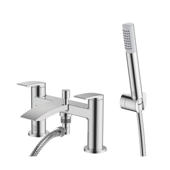 Watersmith Heritage Wye Deck-Mounted Bath / Shower Mixer Tap