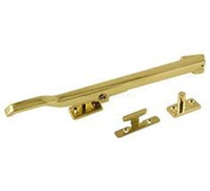 Polished Brass Lockable Window Casement Stay