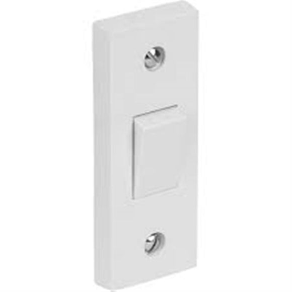 1- Gang Architrave Switch White