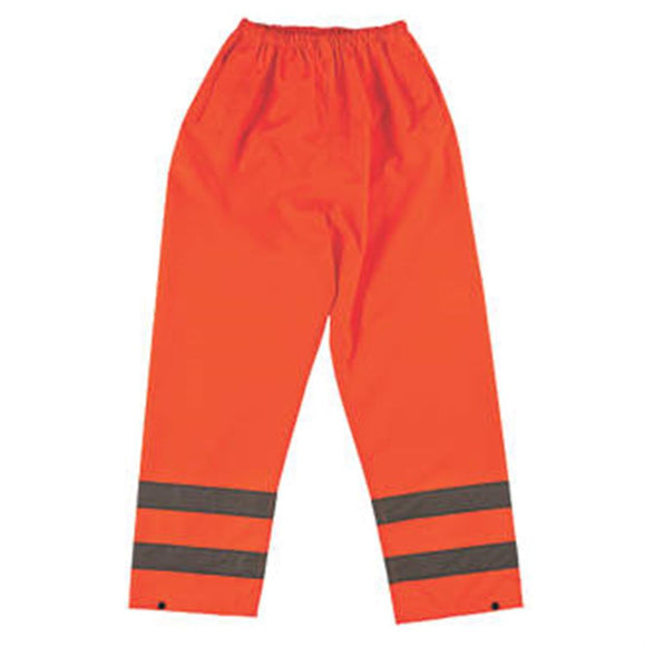 Hi- Vis 2- Tone Reflective Trousers Elasticated Orange/Navy XXL 28- 50 W 31 L