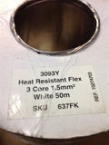 Nexans White 3 core Heat cable 1.5mm² x 50M