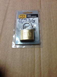 Smith & Locke Brass Padlock 40mm