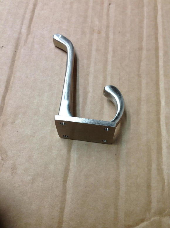 Smith & Locke Square Base Hat & Coat Hook Satin Nickel 70mm