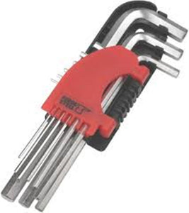 Forge Steel Metric Hex Key Set 9 Pieces