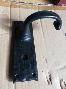 Jedo Antique Regal WC Lock Handle Black (W)49 x (L)150mm