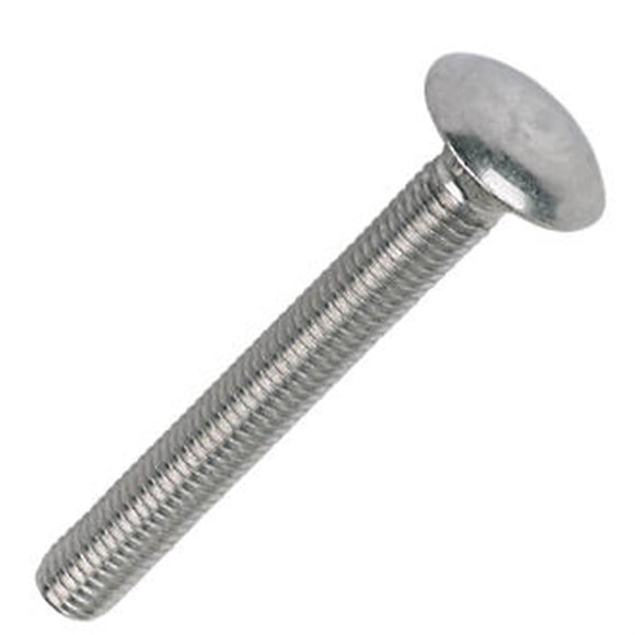 M8x75 Coach Bolts & Nuts BZP (packs of 100)