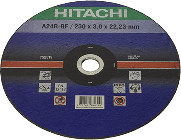 Hitachi (Dia) 230mm Flat Abrasive Disc pack of 5