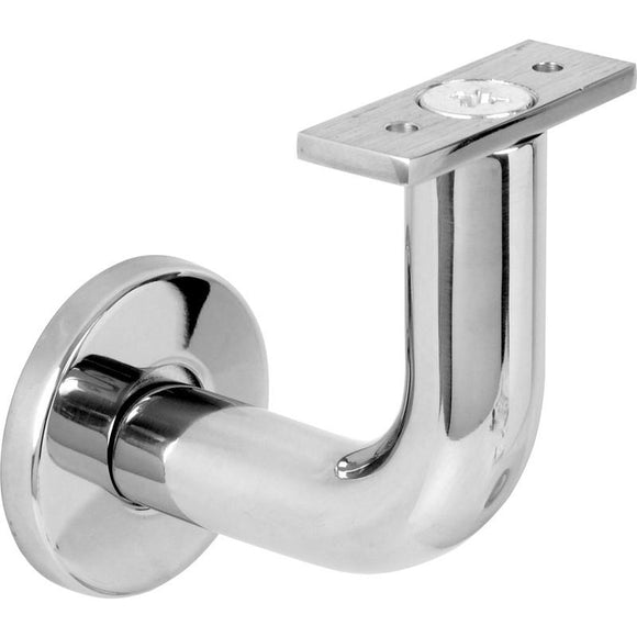 Eclipse Handrail Bracket Polished Stainless Steel 76mm