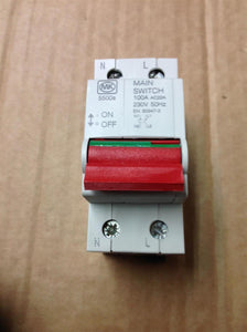 Mk Sentry 100A DP Incomer Main Switch Isolator