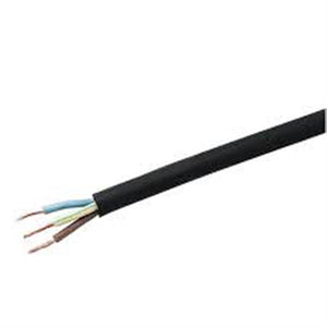 Time Round Flexible Cable 3183Y 3- Core 1mm² x 5m Black