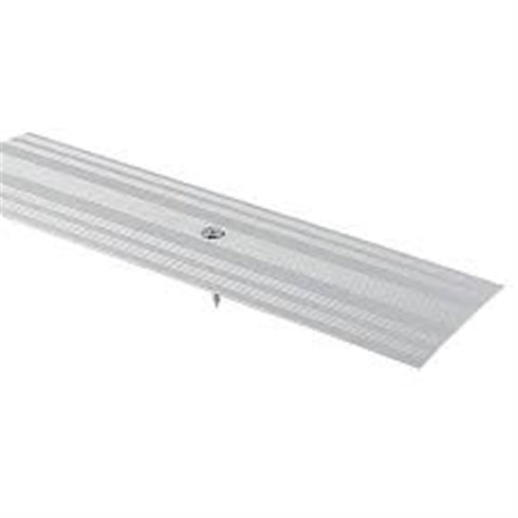 GoodHome DECOR 15 Silver effect Cover strip (L)93cm X 2