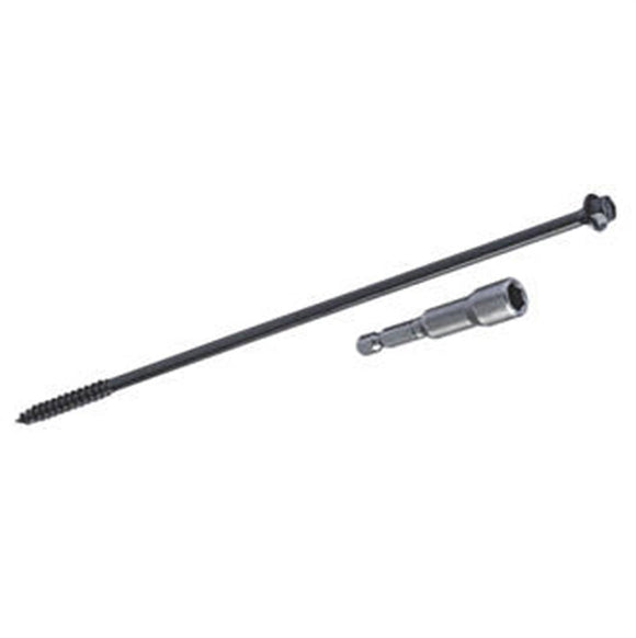 FASTENTENMASTER TIMBERLOK FLANGE STRUCTURAL TIMBER SCREWS BLACK 6.3 X 250MM 50 P