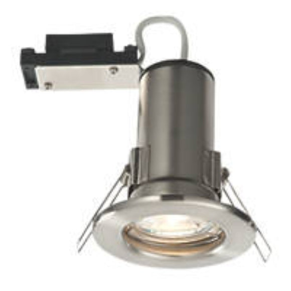 LAP FIRE RATED 240V TILT DOWNLIGHT BR CHOME