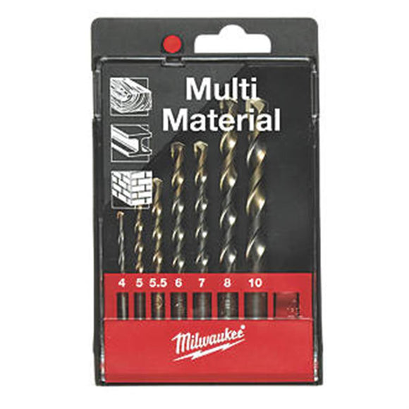 Milwaukee Cleaning - Drill Set - 7 Pieces