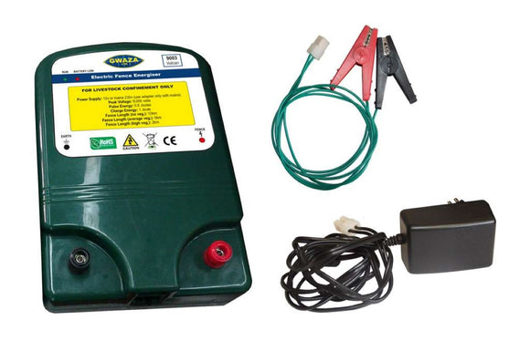 Fence Energiser Mains/Battery 12v/230v VULCAN .8J ex display