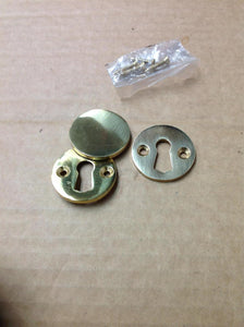 ESCUTCHEON SET POLISHED BRASS