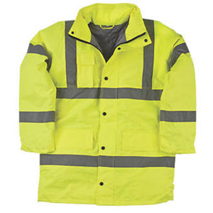 HI-VIS PADDED JACKET YELLOW XX LARGE 51" CHEST