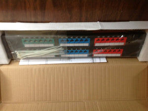 Philex Networking 19'' PATCH PANEL Cat 5E 110 KRONE UNIVERSAL IDC 36 PORT