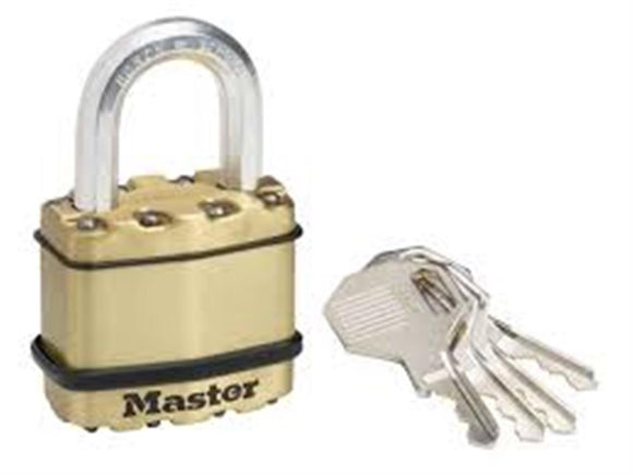 Master Lock Excell™ Brass Finish 45mm Padlock 4- Pin