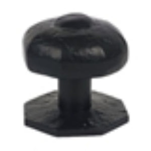 Antique Centre Knob Black 65mm