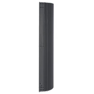 Jaga Iguana Arco Sandblast Grey Vertical Radiator (H)1.8 M (W)519 mm, 4661 BTU
