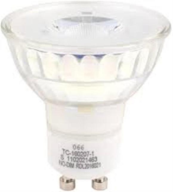 LAP GU10 LED Glass Reflector Lamp 345lm 650Cd 5.8W