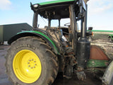 John Deere 6155R Tractor 2017 fire damaged