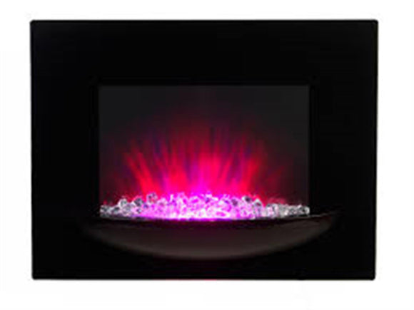 BELDRAY ATTICA BLACK LED REMOTE CONTROL ELECTRIC FIRE