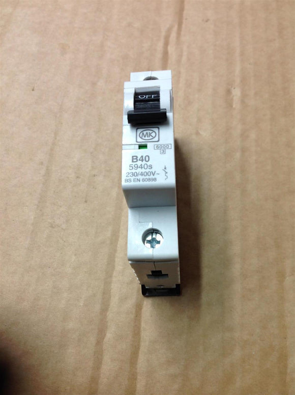 MK Miniature Circuit Breaker (MCB) Single Pole Type B - 40A 230V B40