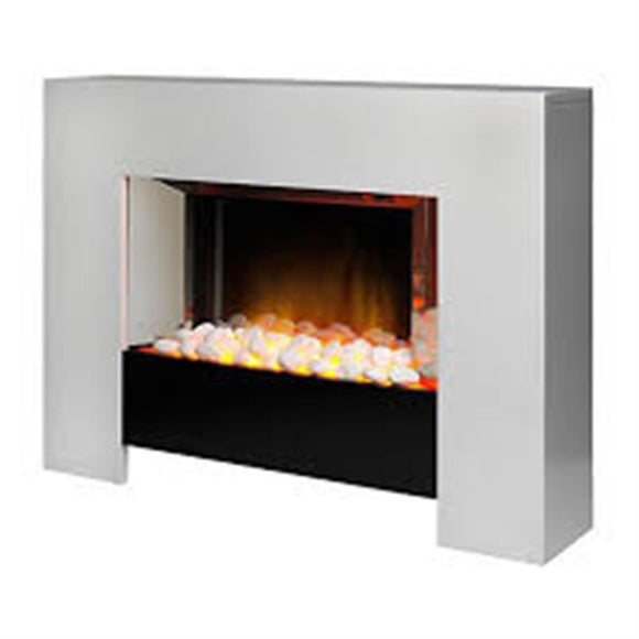 Dimplex Chesil White Remote Control Electric Fire 1 X CHIP